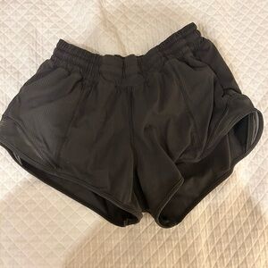 lululemon athletica Black Athletic Shorts hotty hot